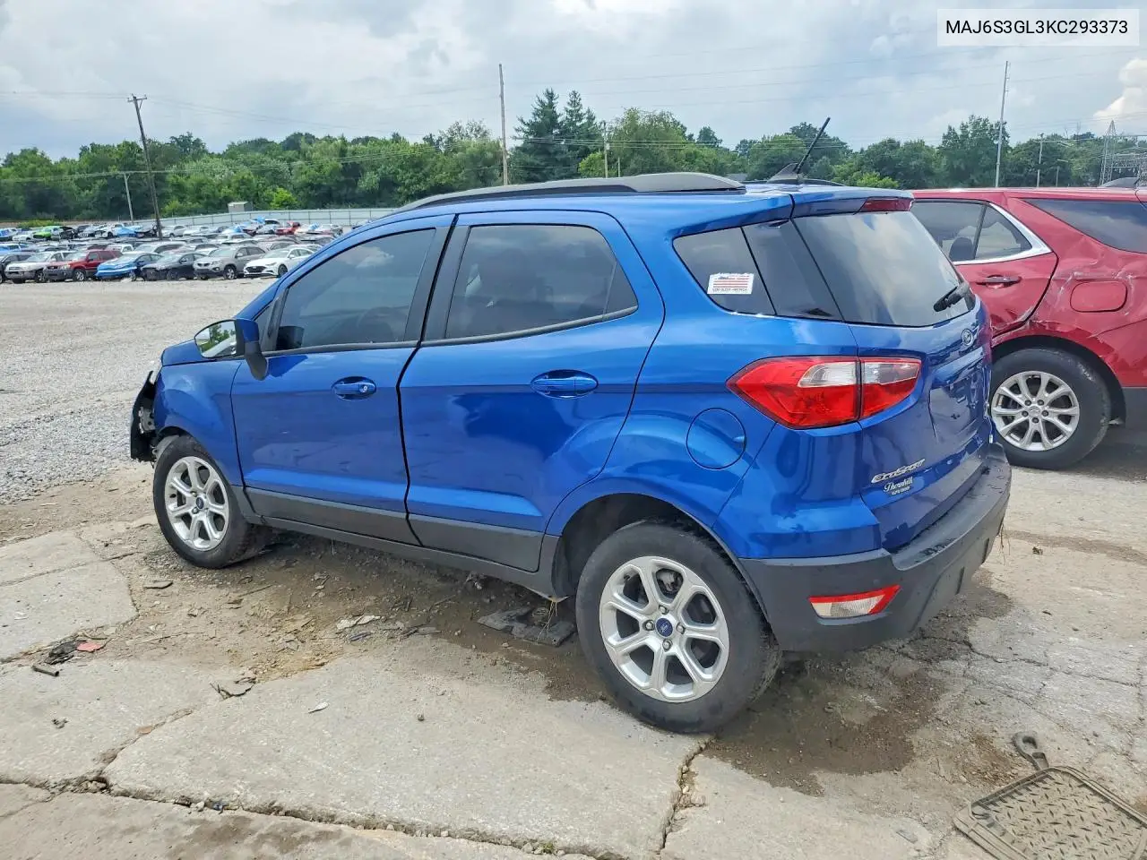 2019 Ford Ecosport Se VIN: MAJ6S3GL3KC293373 Lot: 59718386