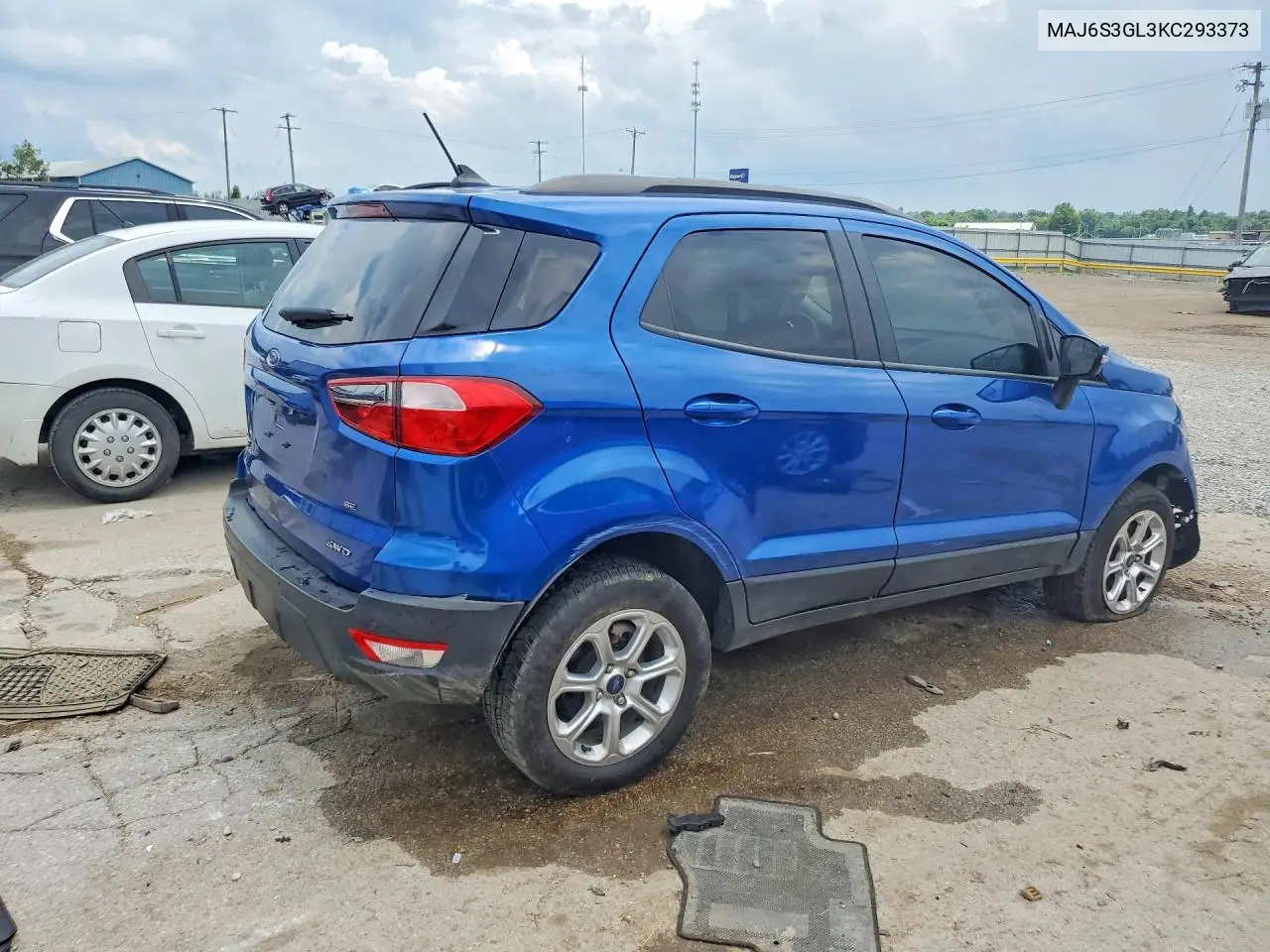 2019 Ford Ecosport Se VIN: MAJ6S3GL3KC293373 Lot: 59718386