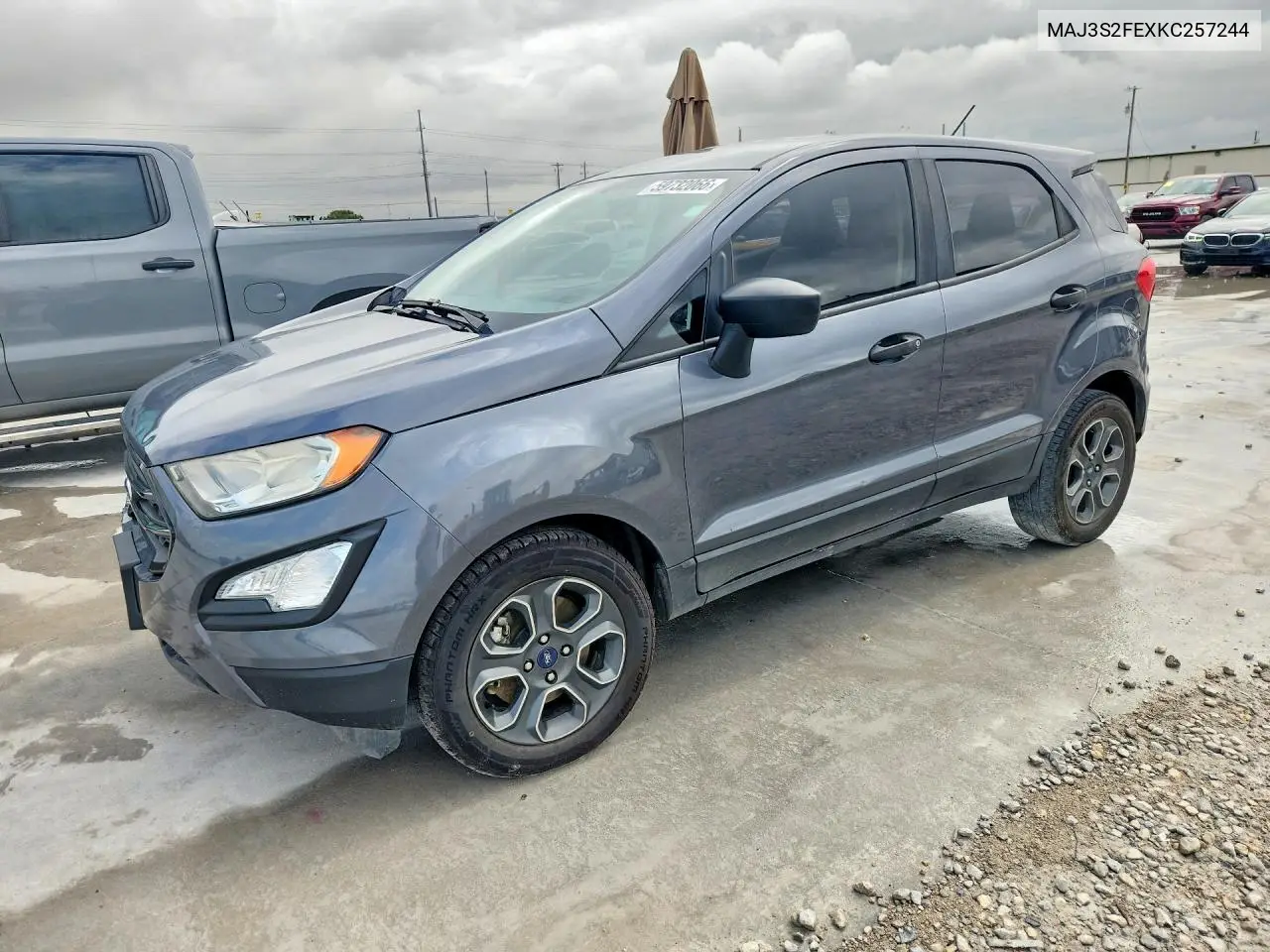 2019 Ford Ecosport S VIN: MAJ3S2FEXKC257244 Lot: 59732066