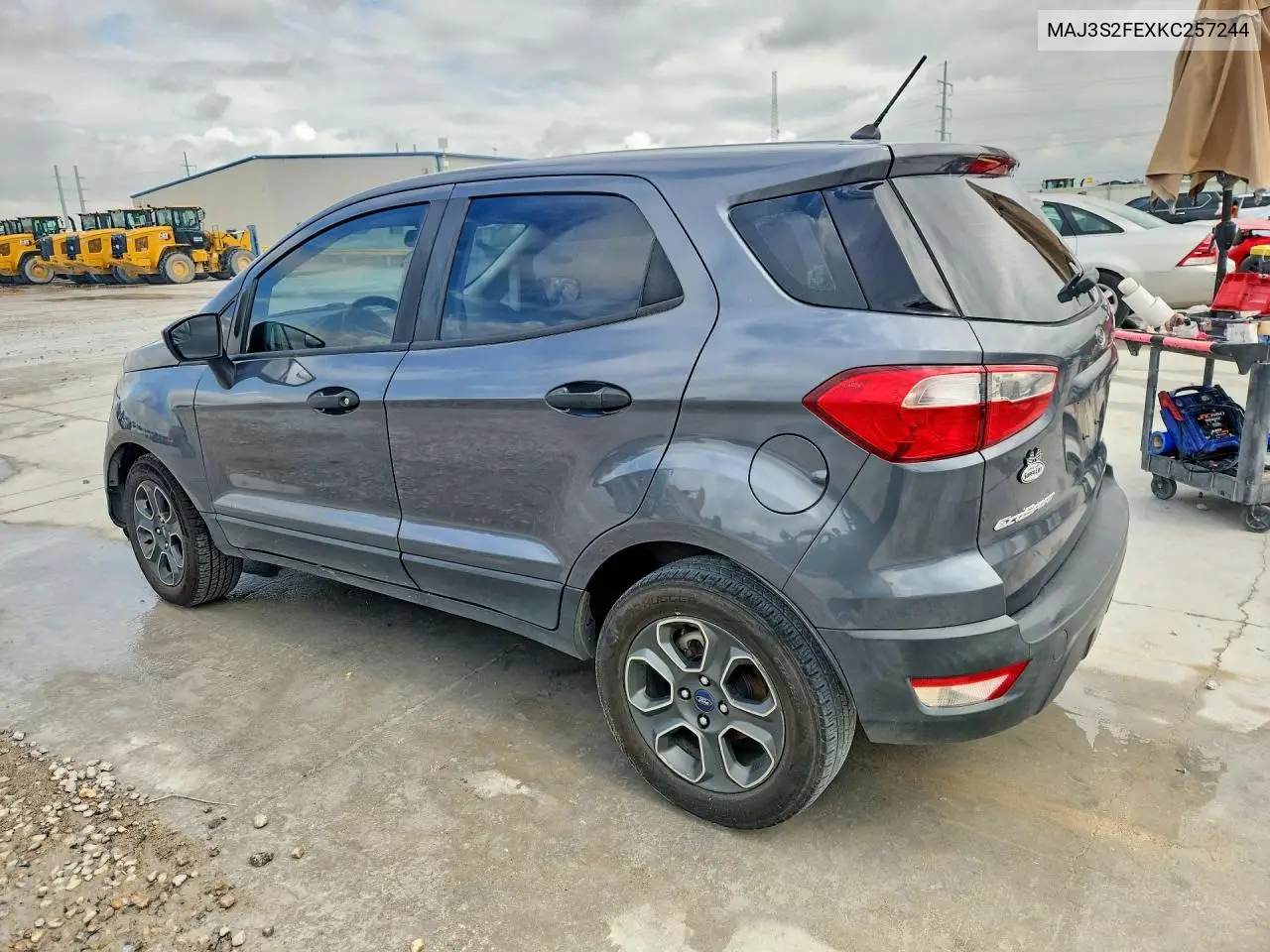 2019 Ford Ecosport S VIN: MAJ3S2FEXKC257244 Lot: 59732066