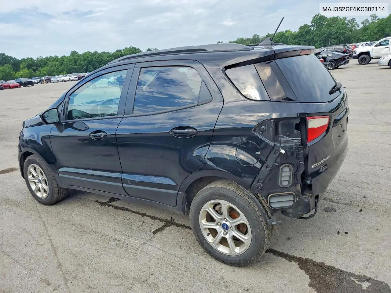 2019 Ford Ecosport Se VIN: MAJ3S2GE6KC302114 Lot: 60301766