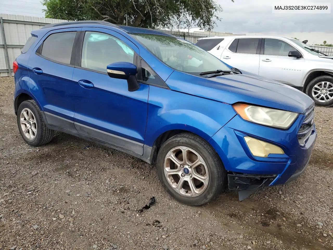 2019 Ford Ecosport Se VIN: MAJ3S2GE3KC274899 Lot: 60473326