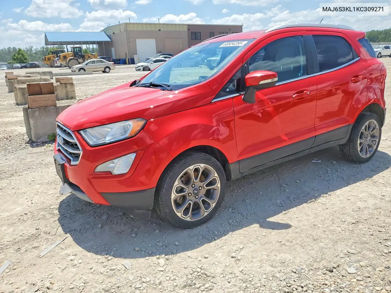 2019 Ford Ecosport Titanium VIN: MAJ6S3KL1KC309271 Lot: 60654266