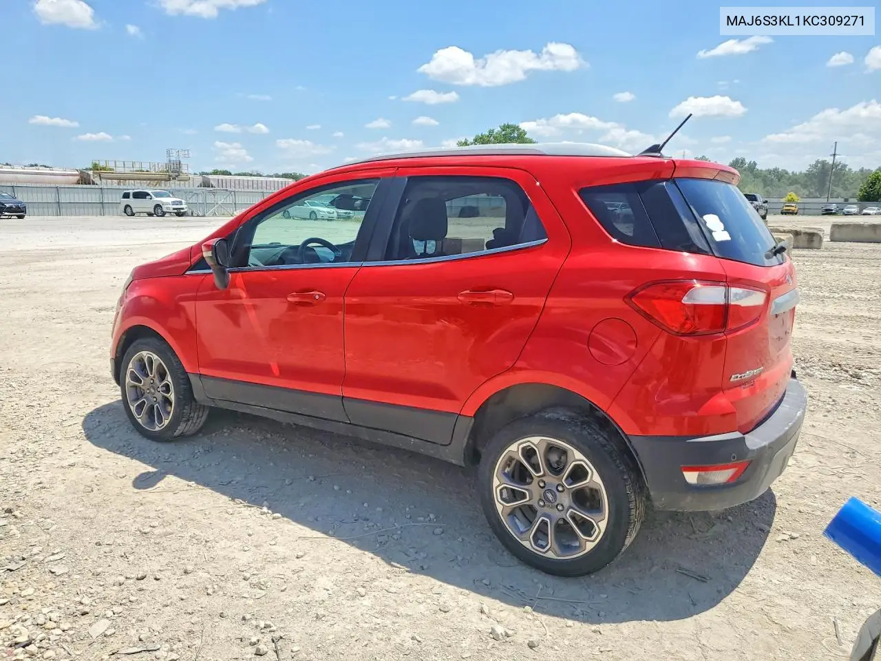 2019 Ford Ecosport Titanium VIN: MAJ6S3KL1KC309271 Lot: 60654266
