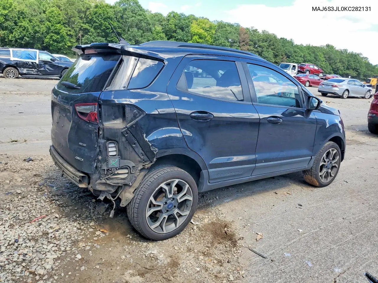 2019 Ford Ecosport Ses VIN: MAJ6S3JL0KC282131 Lot: 60765416