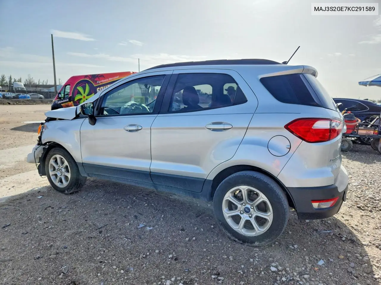 2019 Ford Ecosport Se VIN: MAJ3S2GE7KC291589 Lot: 60776906