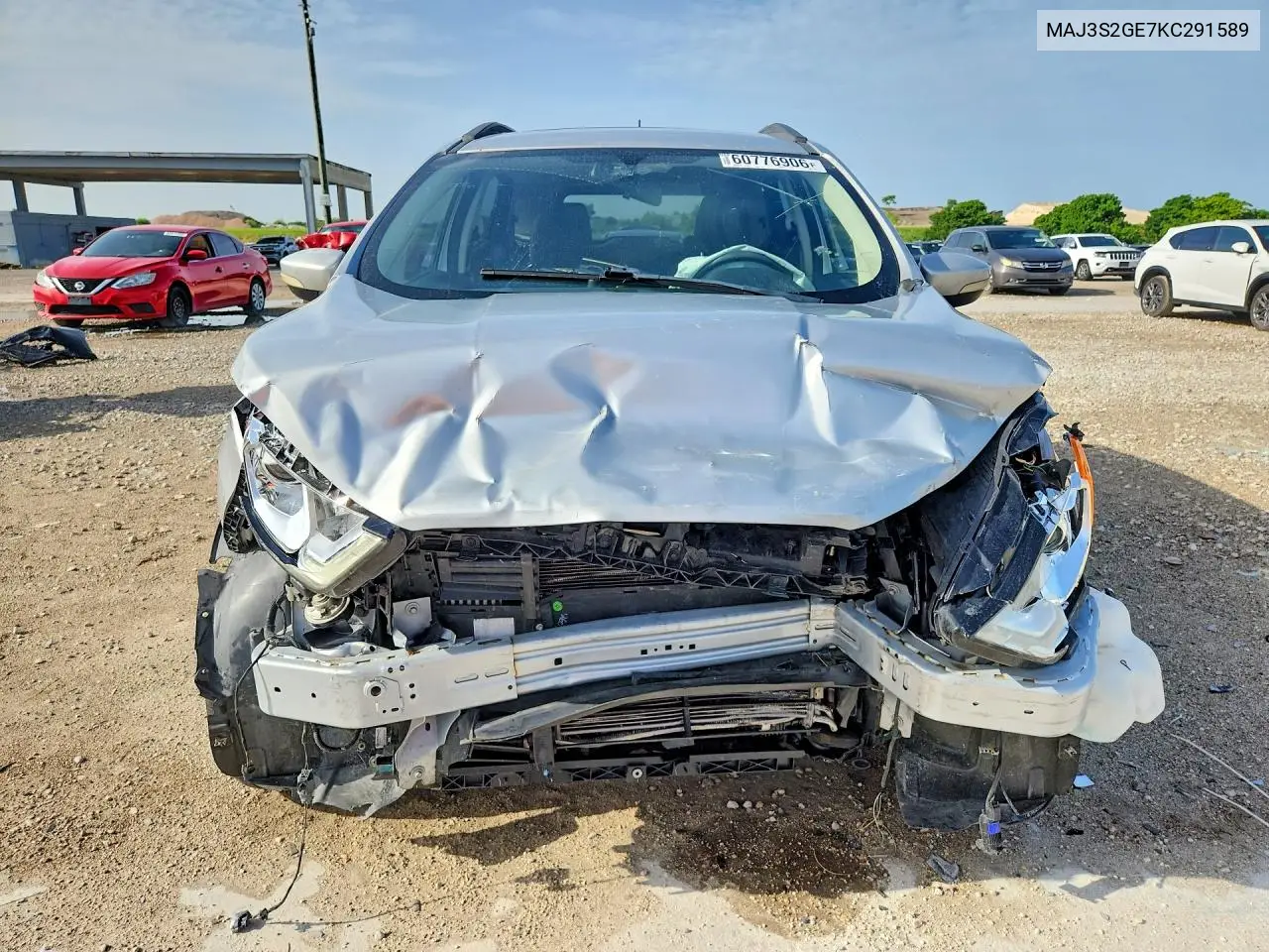 2019 Ford Ecosport Se VIN: MAJ3S2GE7KC291589 Lot: 60776906