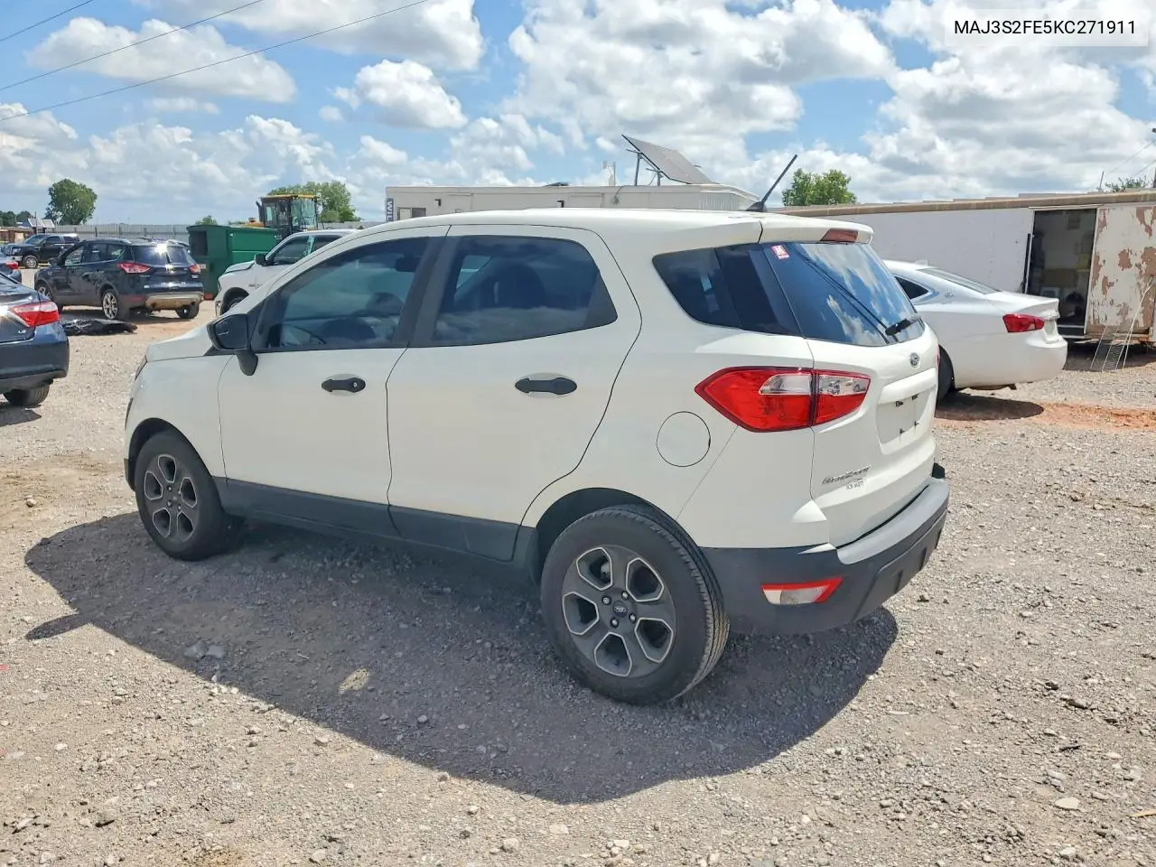 2019 Ford Ecosport S VIN: MAJ3S2FE5KC271911 Lot: 60797476