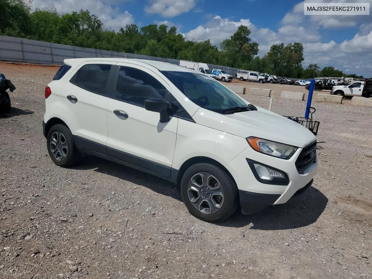 2019 Ford Ecosport S VIN: MAJ3S2FE5KC271911 Lot: 60797476