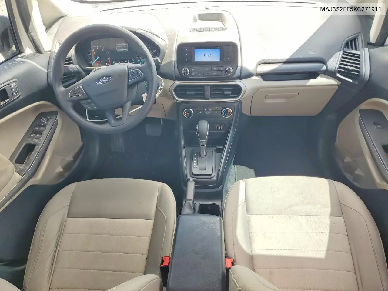 2019 Ford Ecosport S VIN: MAJ3S2FE5KC271911 Lot: 60797476