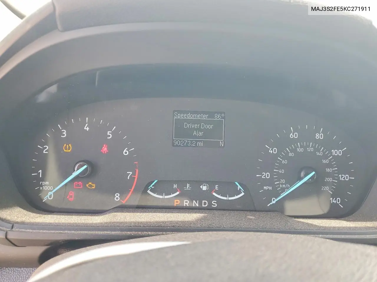 2019 Ford Ecosport S VIN: MAJ3S2FE5KC271911 Lot: 60797476
