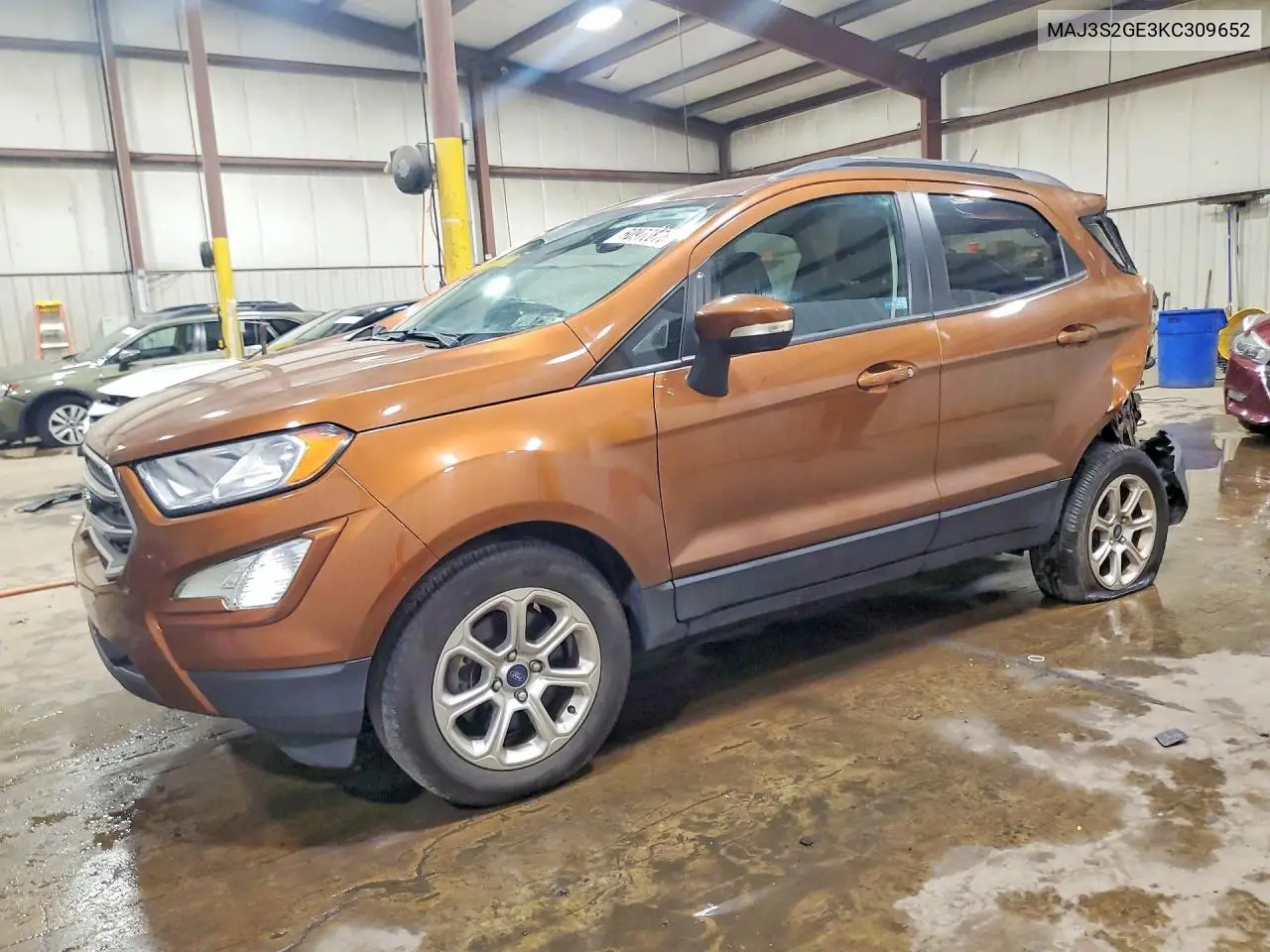 2019 Ford Ecosport Se VIN: MAJ3S2GE3KC309652 Lot: 60976876