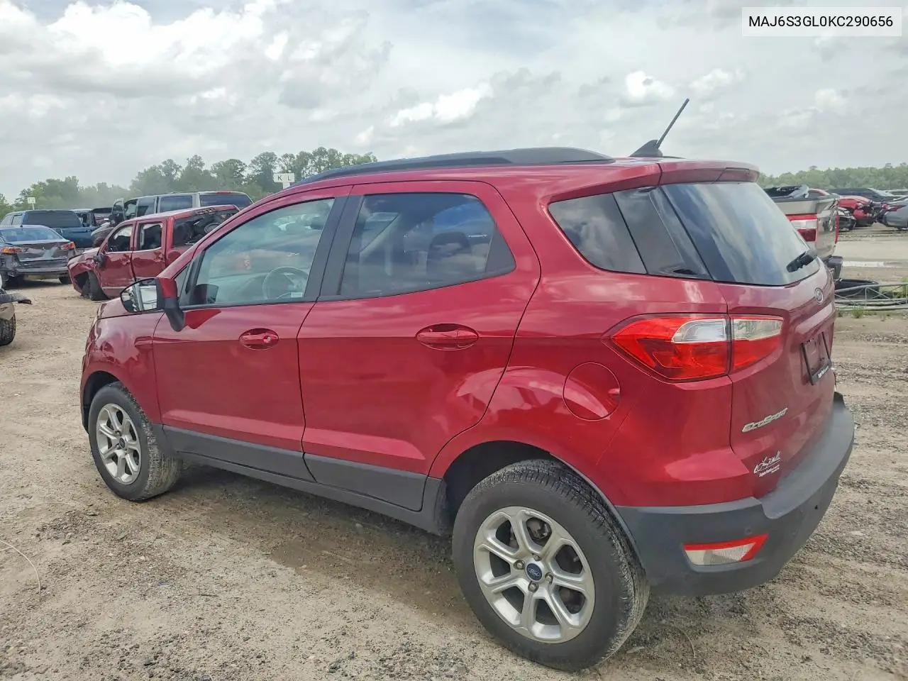 2019 Ford Ecosport Se VIN: MAJ6S3GL0KC290656 Lot: 61168216