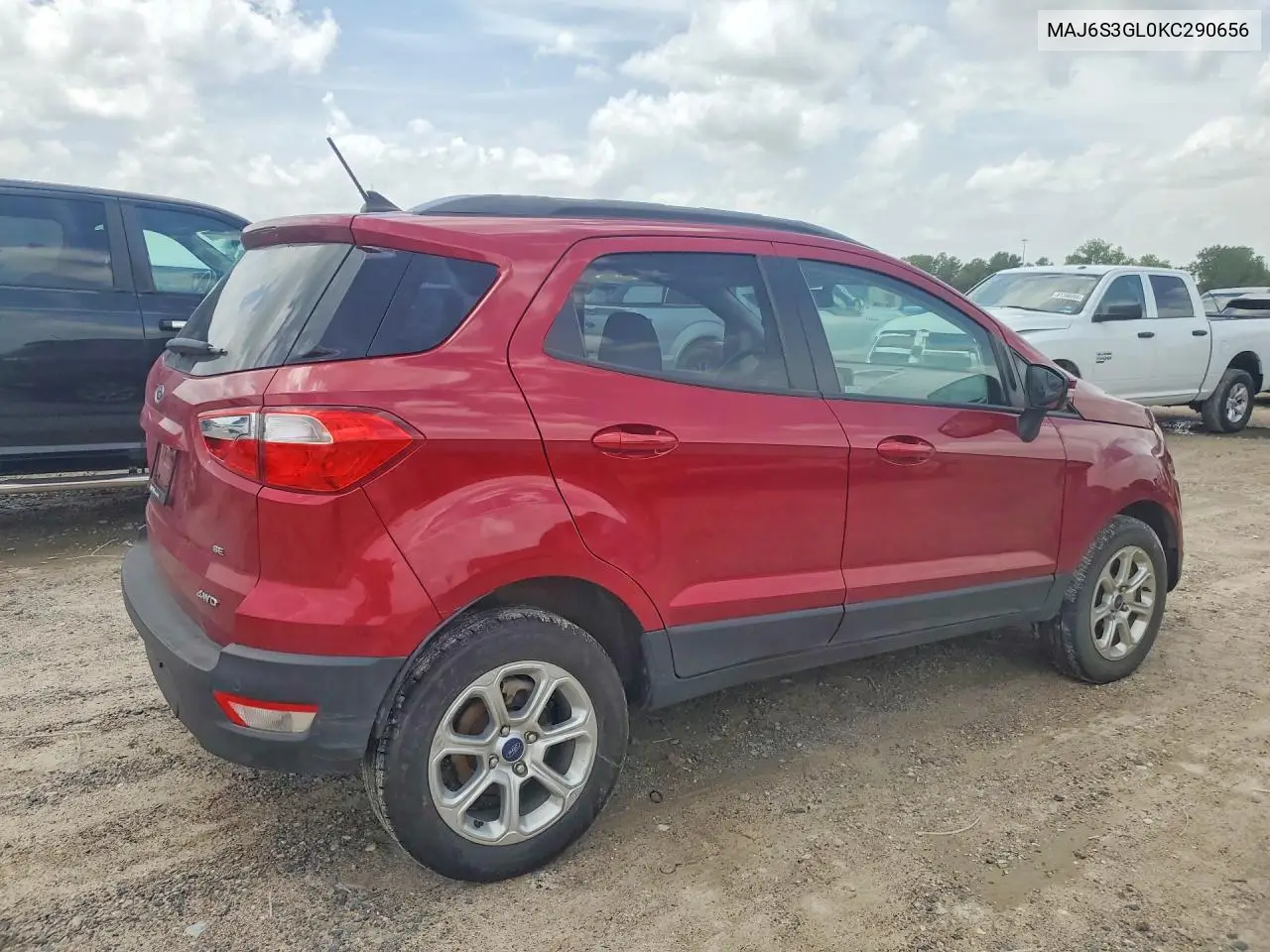2019 Ford Ecosport Se VIN: MAJ6S3GL0KC290656 Lot: 61168216