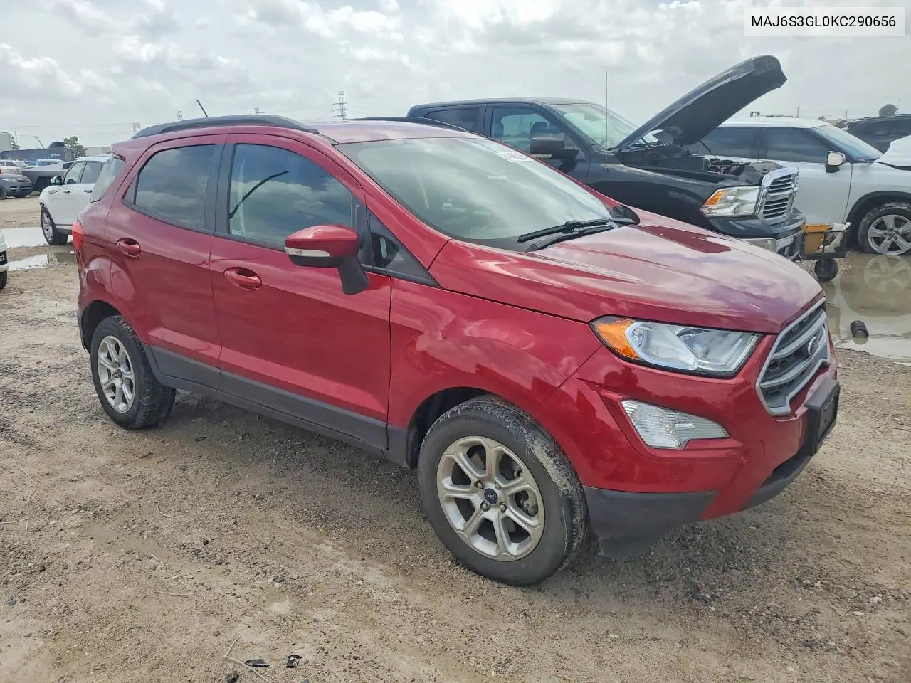 2019 Ford Ecosport Se VIN: MAJ6S3GL0KC290656 Lot: 61168216