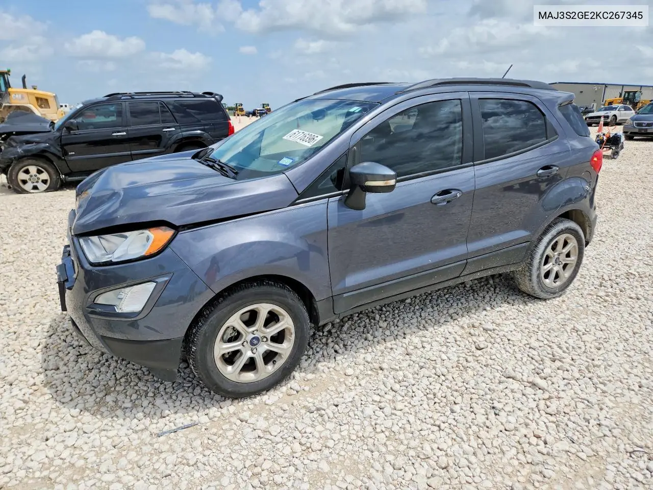 2019 Ford Ecosport Se VIN: MAJ3S2GE2KC267345 Lot: 61716396