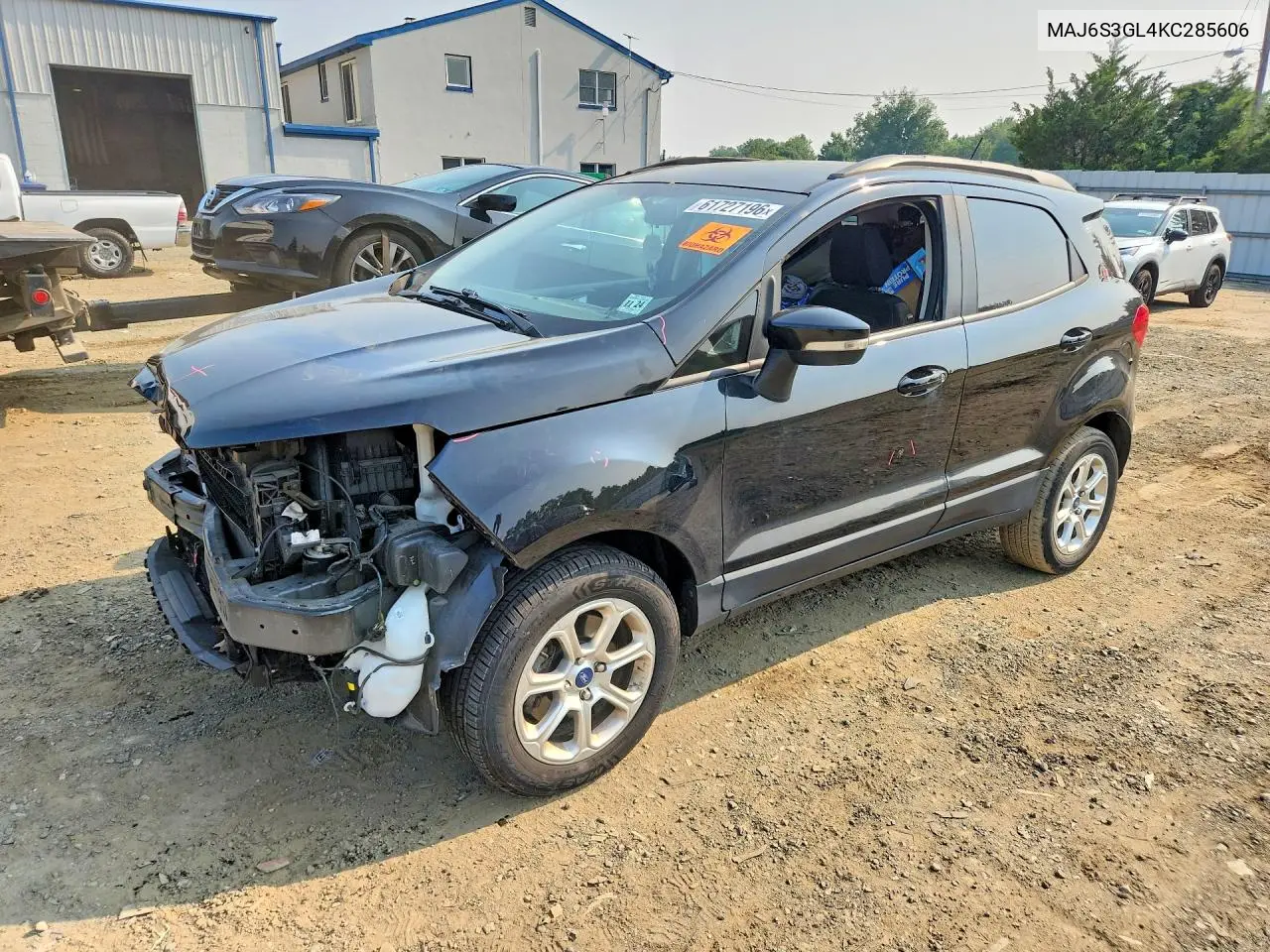 2019 Ford Ecosport Se VIN: MAJ6S3GL4KC285606 Lot: 61727196