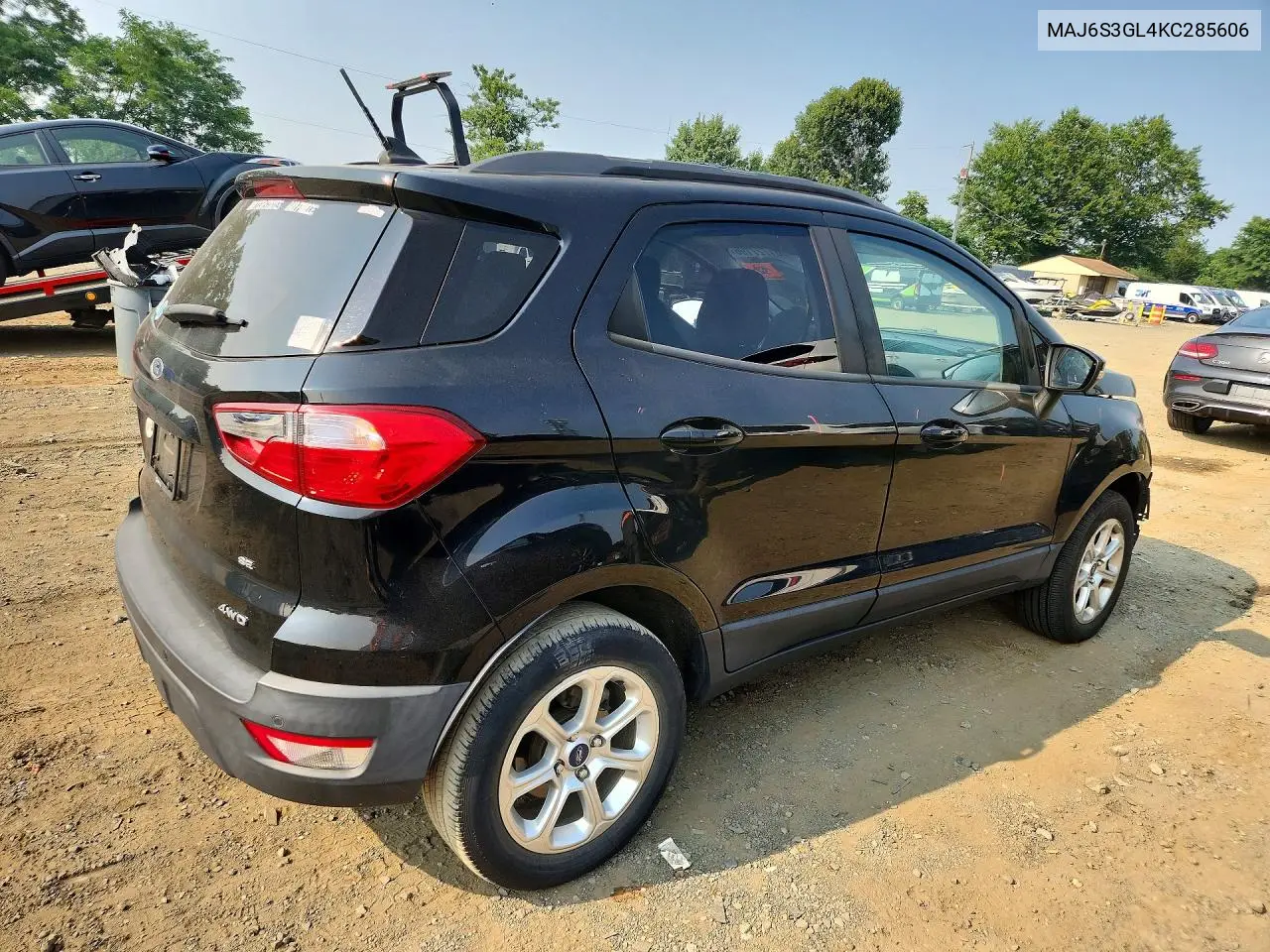 2019 Ford Ecosport Se VIN: MAJ6S3GL4KC285606 Lot: 61727196