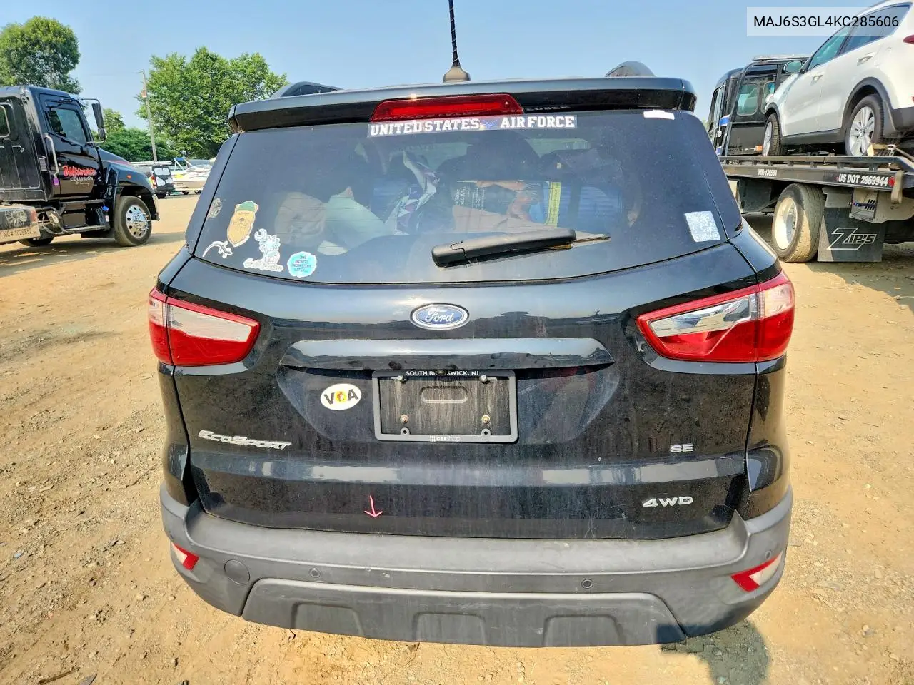 2019 Ford Ecosport Se VIN: MAJ6S3GL4KC285606 Lot: 61727196