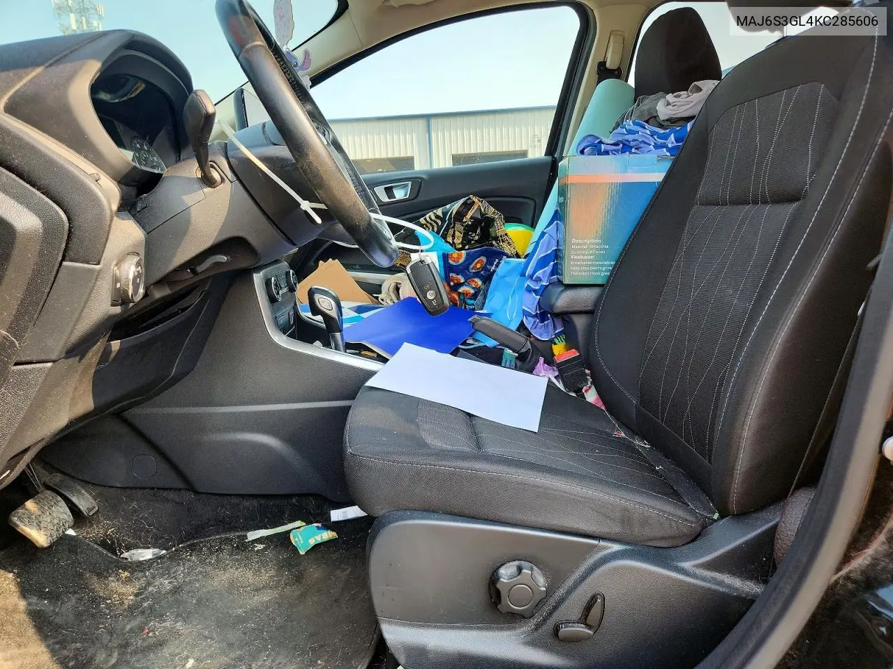 2019 Ford Ecosport Se VIN: MAJ6S3GL4KC285606 Lot: 61727196
