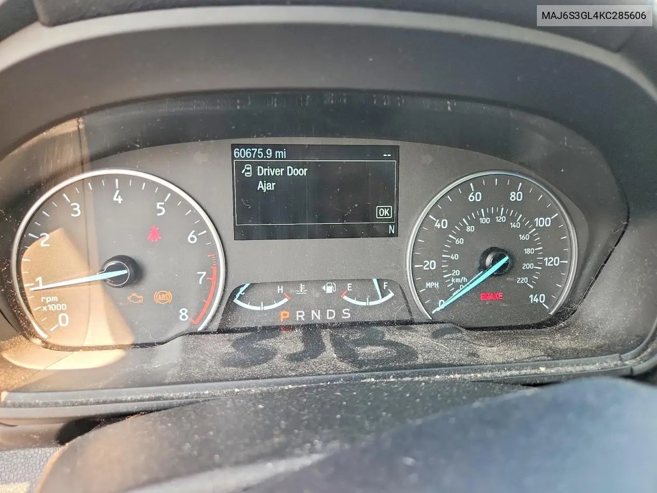 2019 Ford Ecosport Se VIN: MAJ6S3GL4KC285606 Lot: 61727196