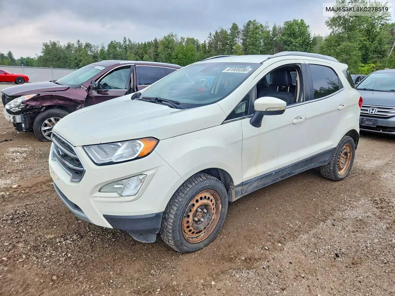 2019 Ford Ecosport Titanium VIN: MAJ6S3KL8KC278519 Lot: 61935596