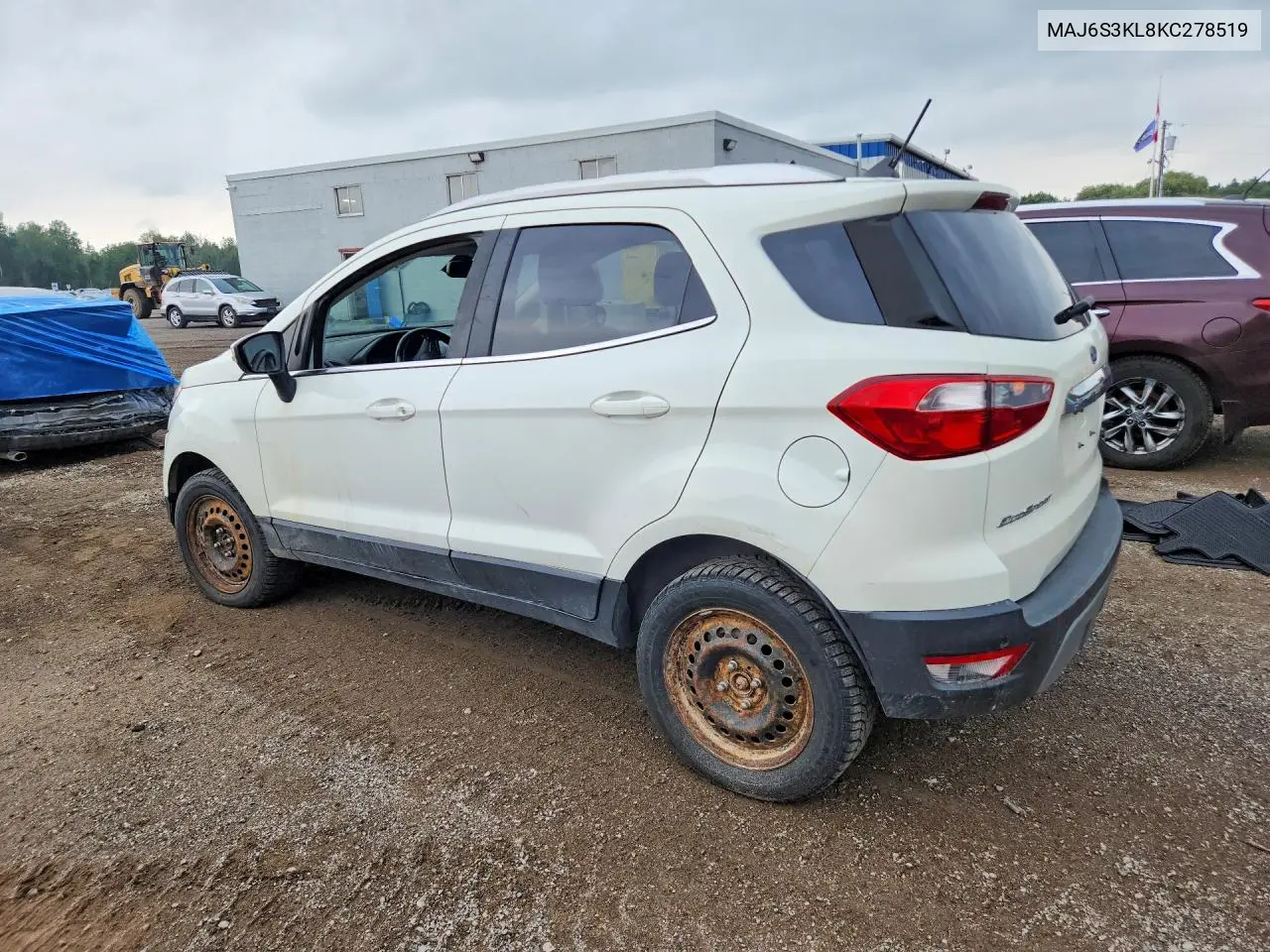 2019 Ford Ecosport Titanium VIN: MAJ6S3KL8KC278519 Lot: 61935596