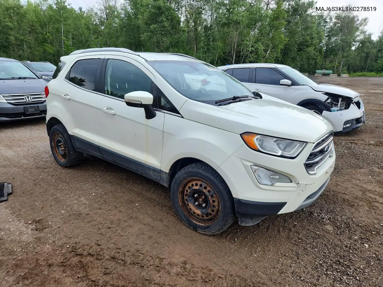 2019 Ford Ecosport Titanium VIN: MAJ6S3KL8KC278519 Lot: 61935596