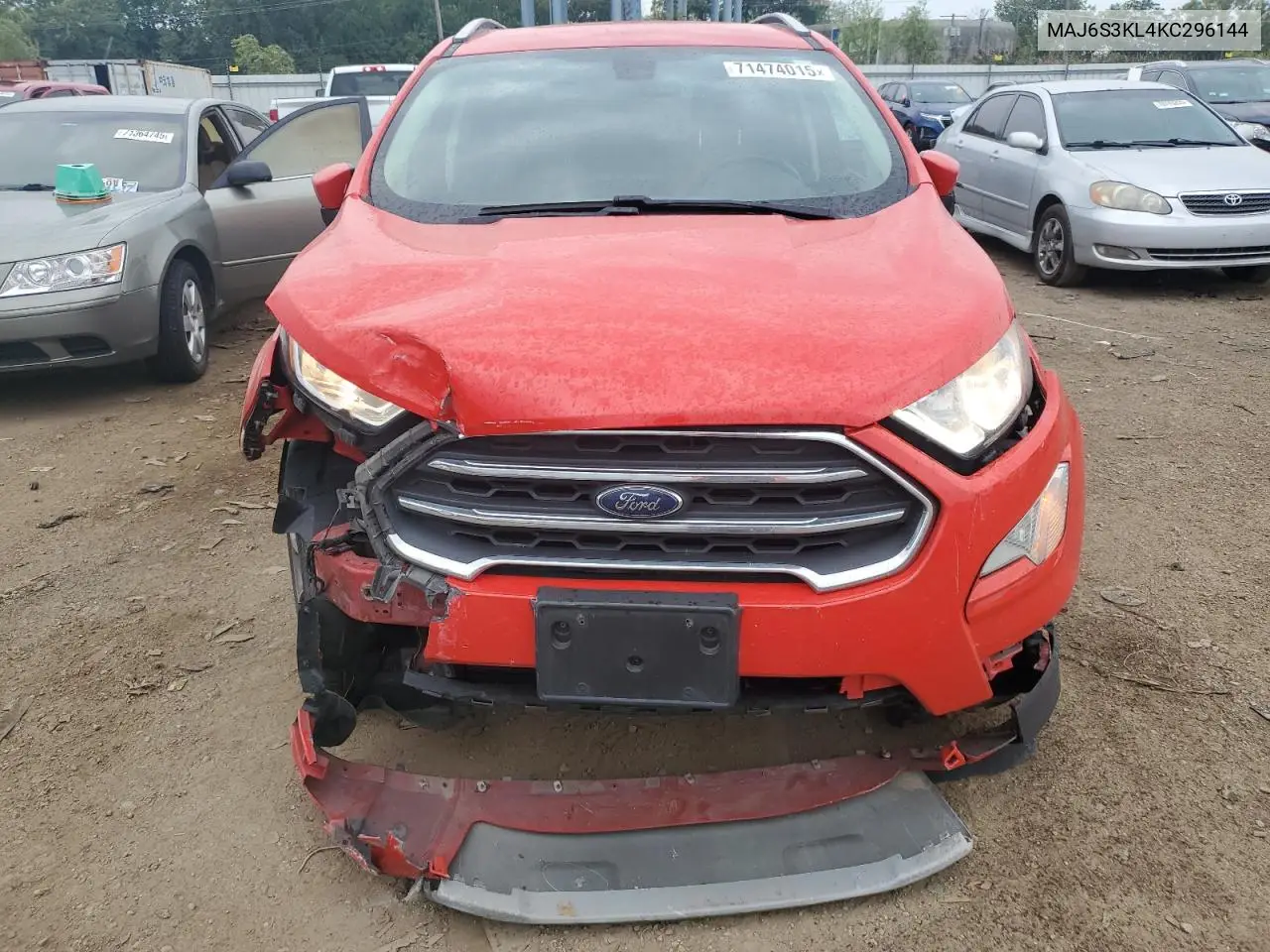 MAJ6S3KL4KC296144 2019 Ford Ecosport Titanium