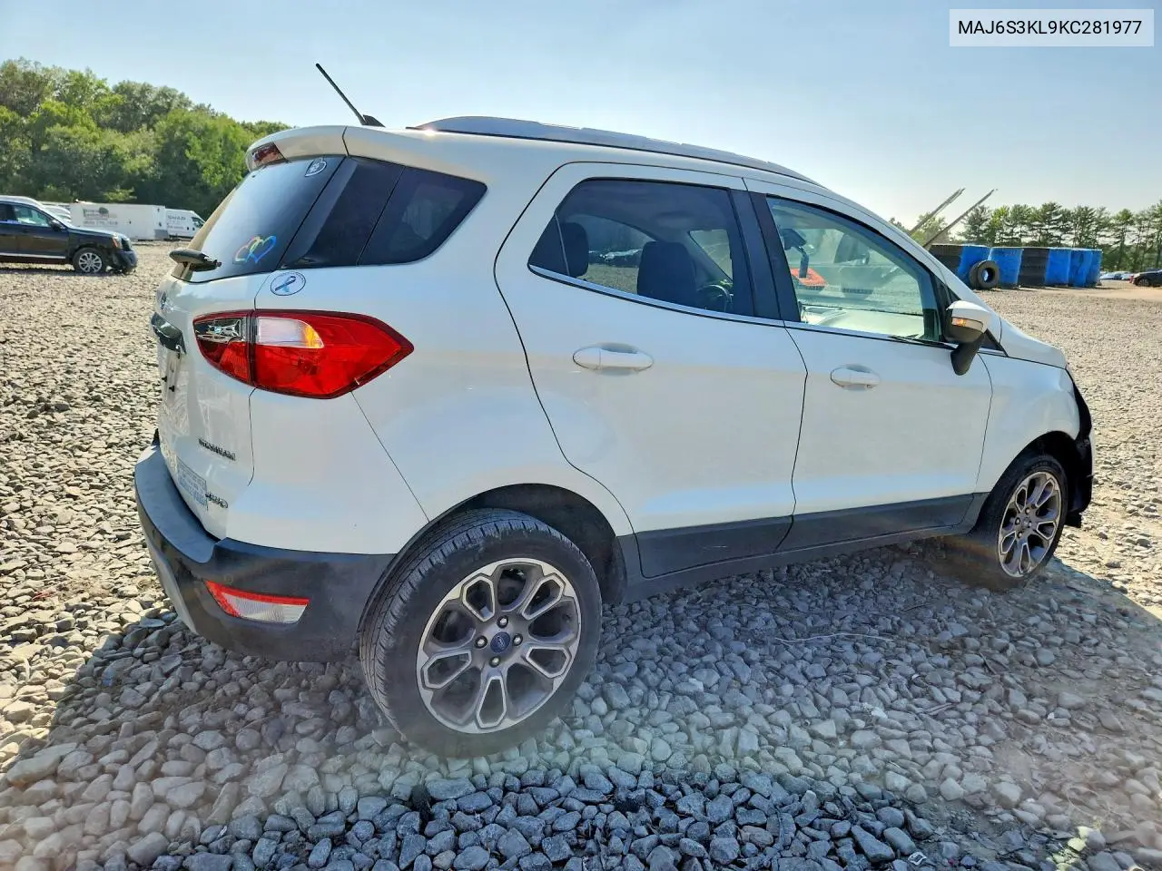 2019 Ford Ecosport Titanium VIN: MAJ6S3KL9KC281977 Lot: 85633325
