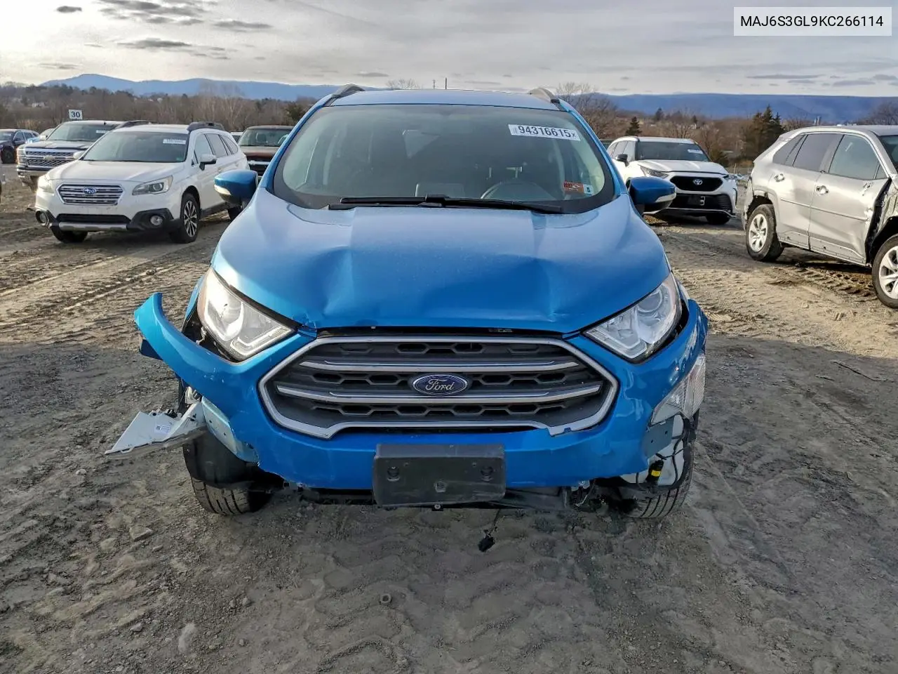 MAJ6S3GL9KC266114 2019 Ford Ecosport Se
