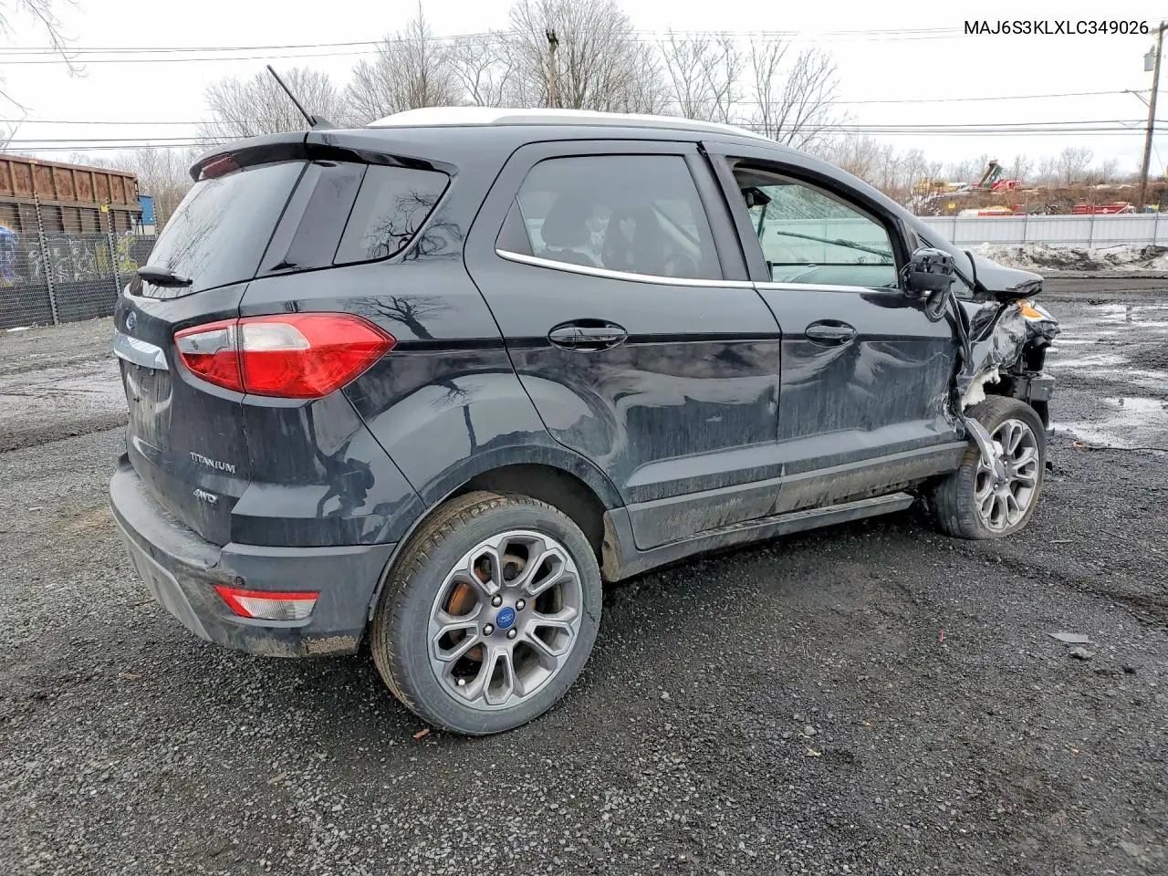 2020 Ford Ecosport Titanium VIN: MAJ6S3KLXLC349026 Lot: 49003926