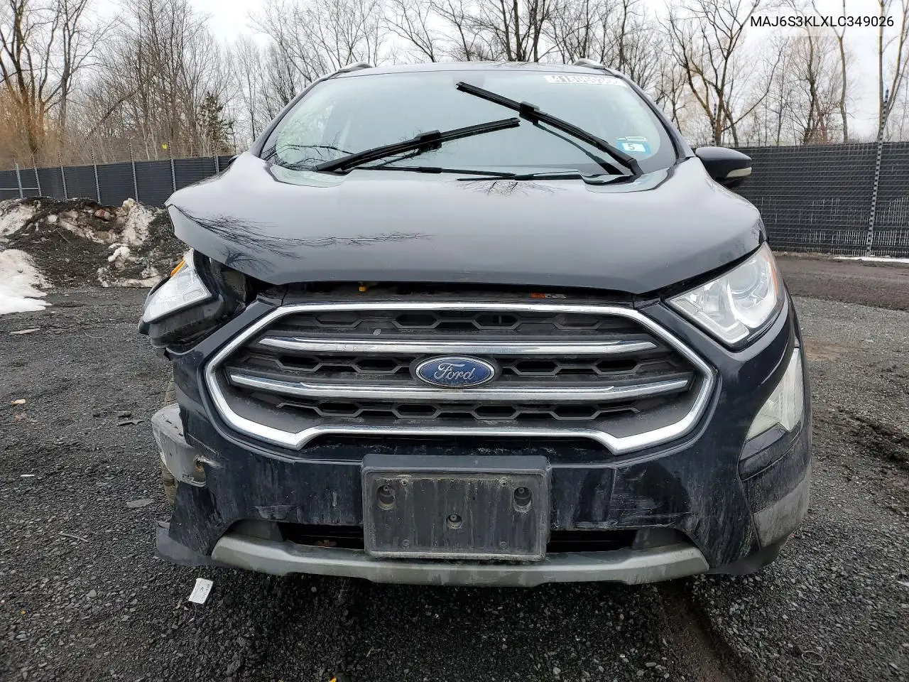 2020 Ford Ecosport Titanium VIN: MAJ6S3KLXLC349026 Lot: 49003926