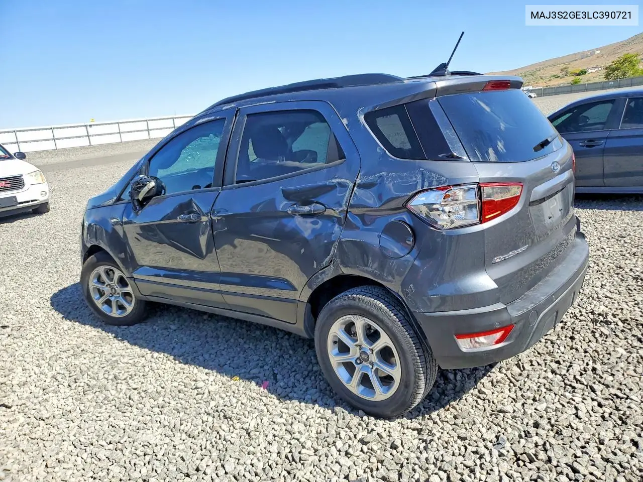 2020 Ford Ecosport Se VIN: MAJ3S2GE3LC390721 Lot: 55070496