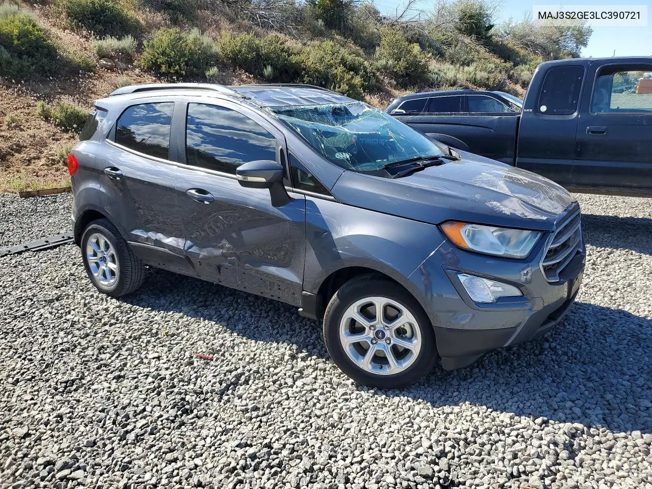 2020 Ford Ecosport Se VIN: MAJ3S2GE3LC390721 Lot: 55070496