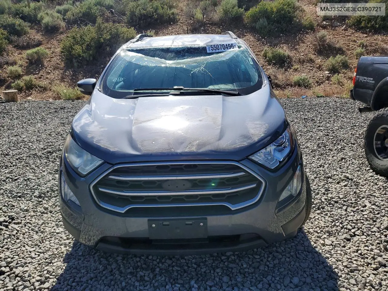 2020 Ford Ecosport Se VIN: MAJ3S2GE3LC390721 Lot: 55070496