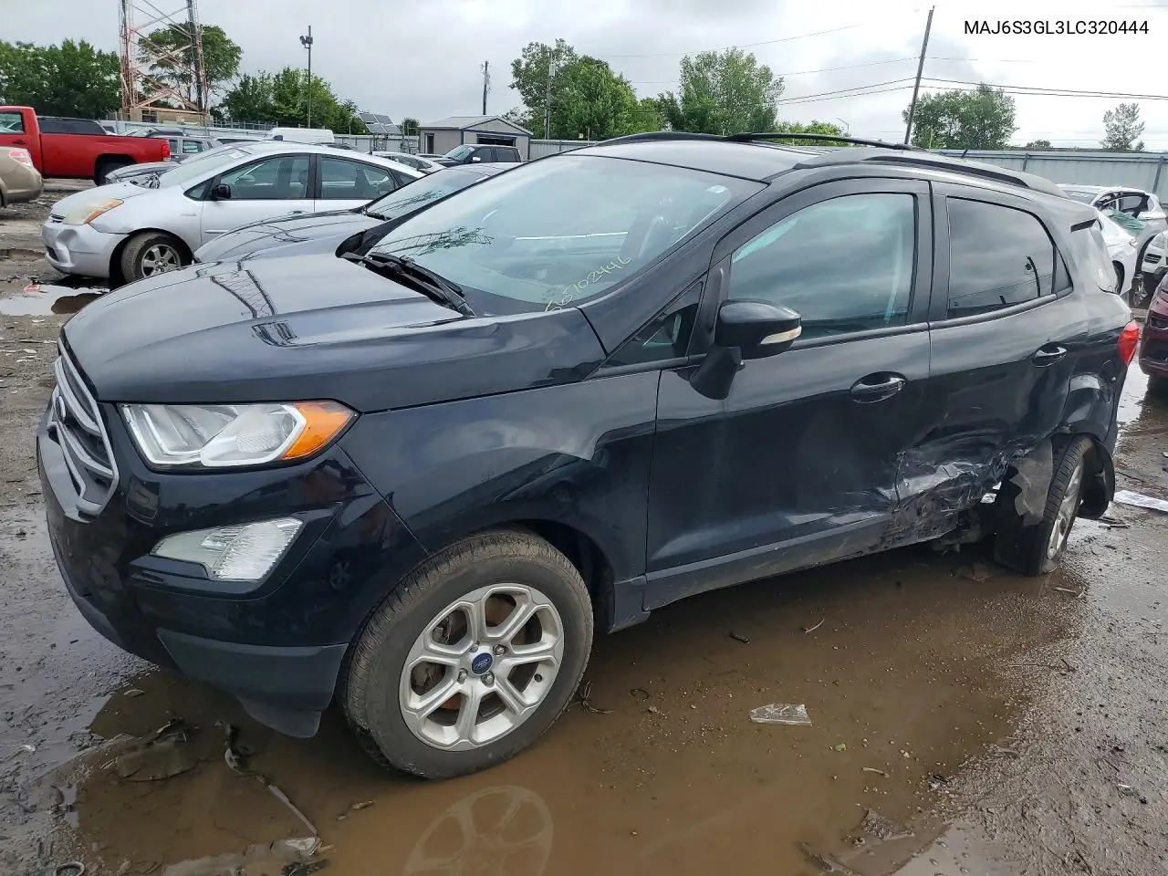 2020 Ford Ecosport Se VIN: MAJ6S3GL3LC320444 Lot: 56702446