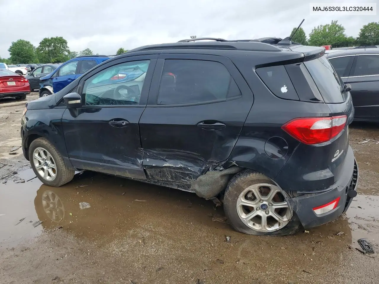 2020 Ford Ecosport Se VIN: MAJ6S3GL3LC320444 Lot: 56702446
