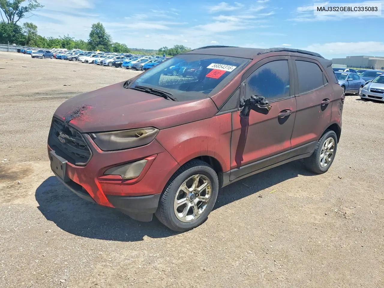2020 Ford Ecosport Se VIN: MAJ3S2GE8LC335083 Lot: 56854316