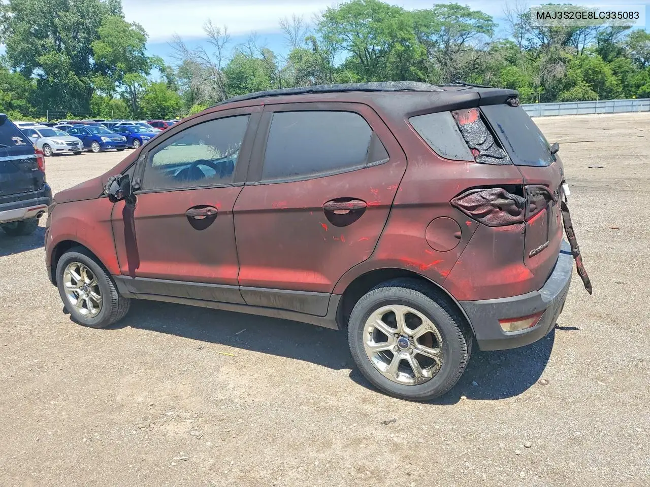 2020 Ford Ecosport Se VIN: MAJ3S2GE8LC335083 Lot: 56854316