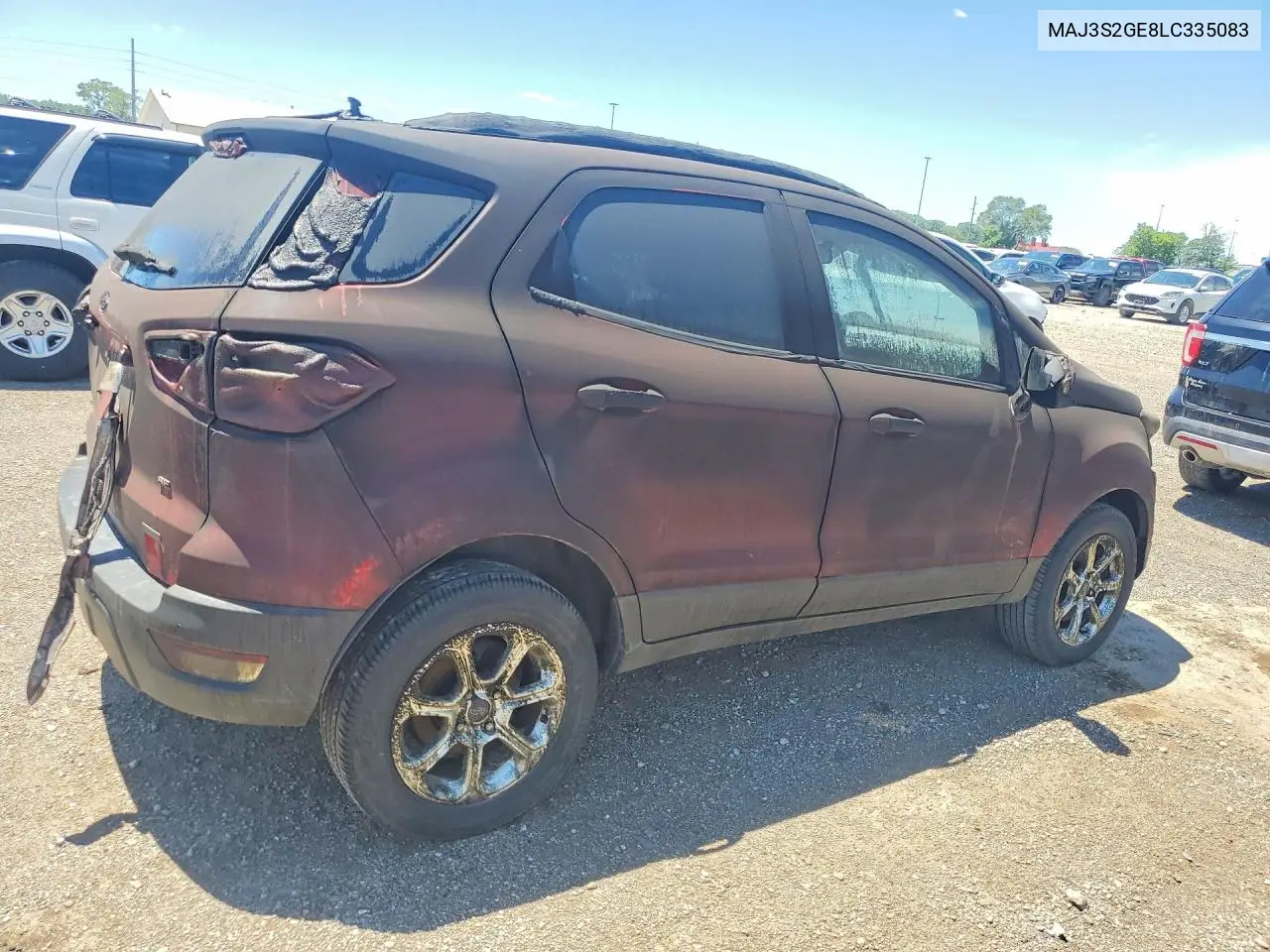 2020 Ford Ecosport Se VIN: MAJ3S2GE8LC335083 Lot: 56854316