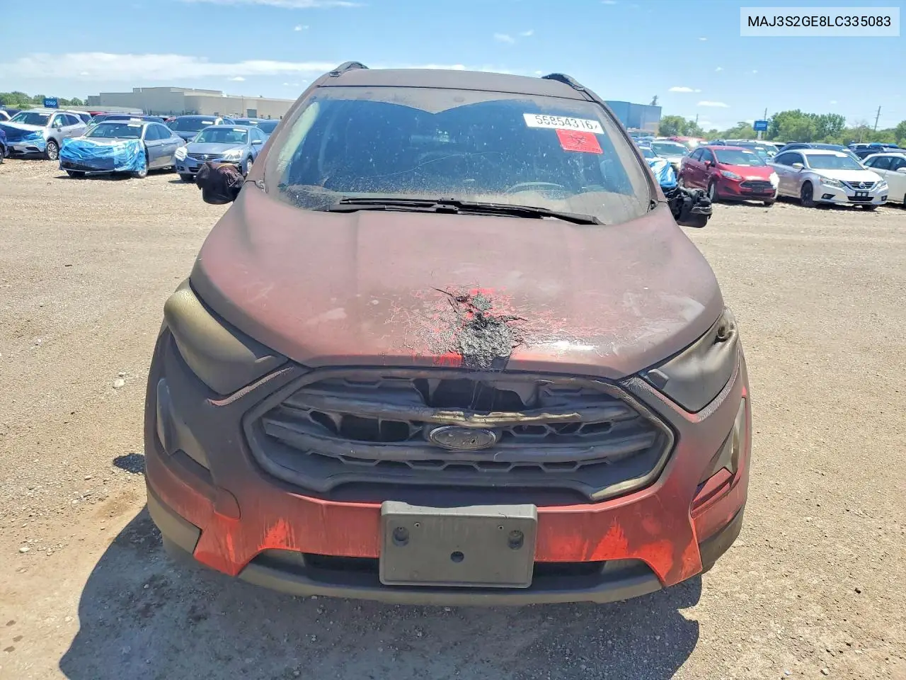 2020 Ford Ecosport Se VIN: MAJ3S2GE8LC335083 Lot: 56854316