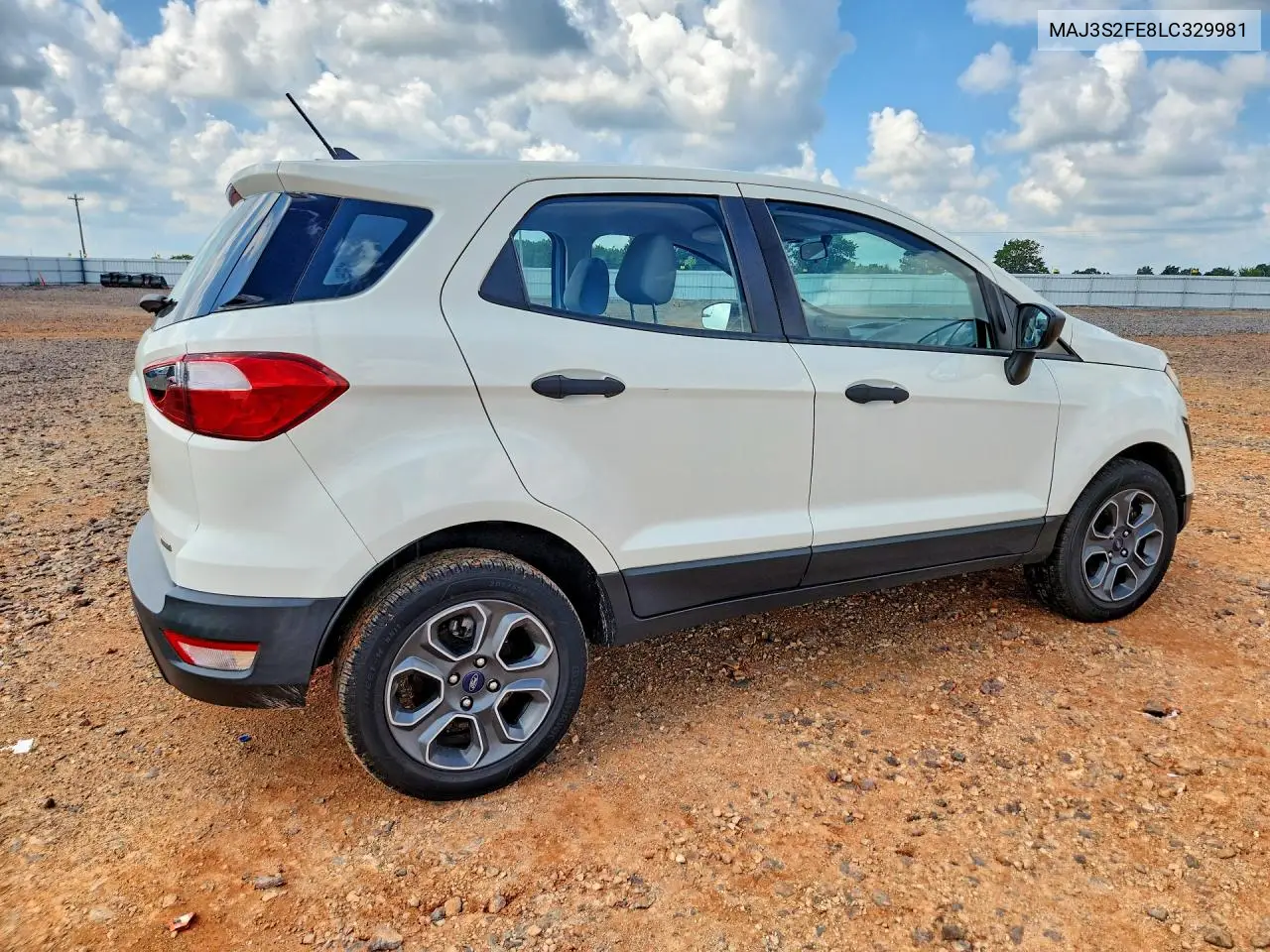 2020 Ford Ecosport S VIN: MAJ3S2FE8LC329981 Lot: 57292106
