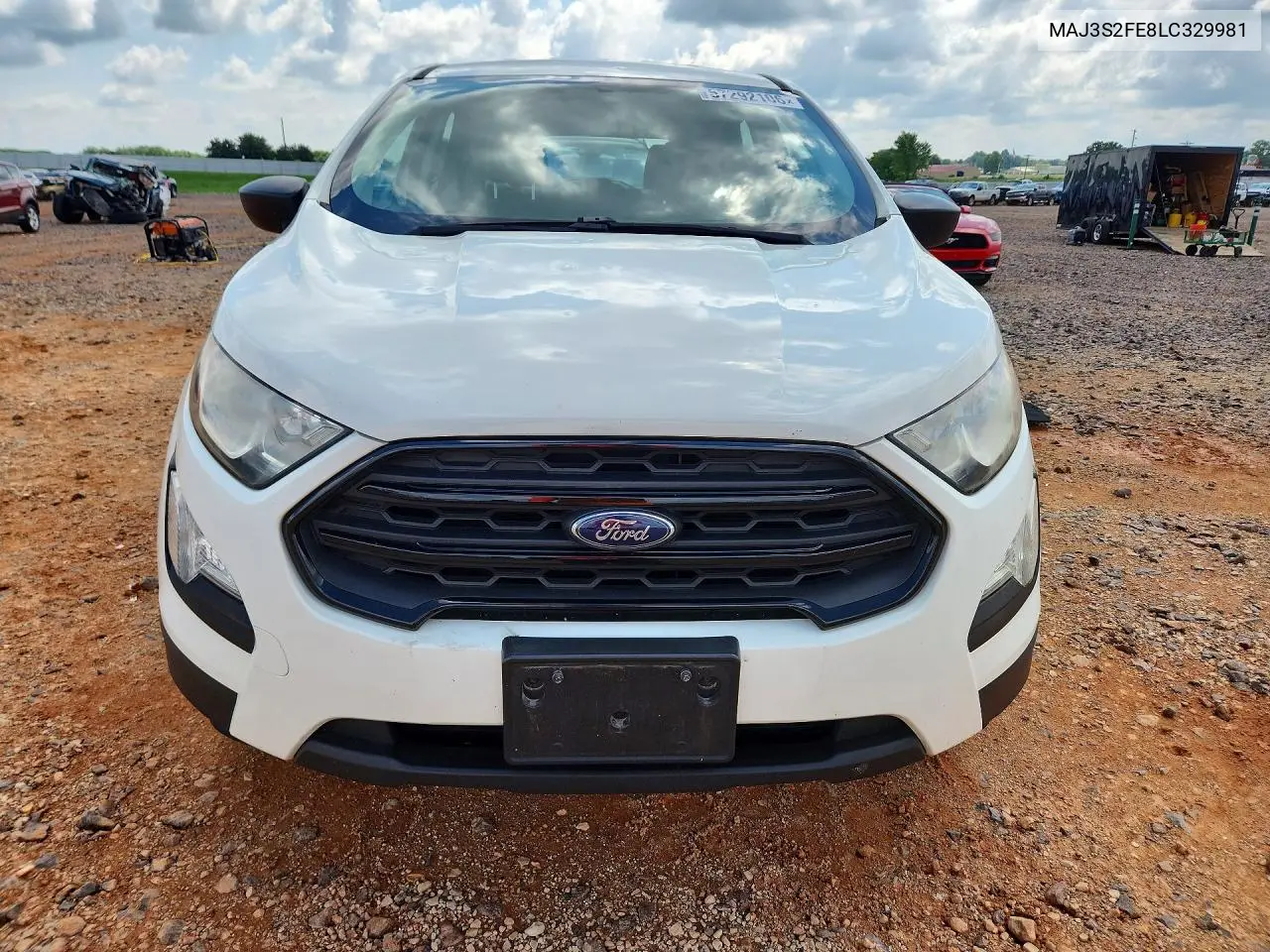 2020 Ford Ecosport S VIN: MAJ3S2FE8LC329981 Lot: 57292106