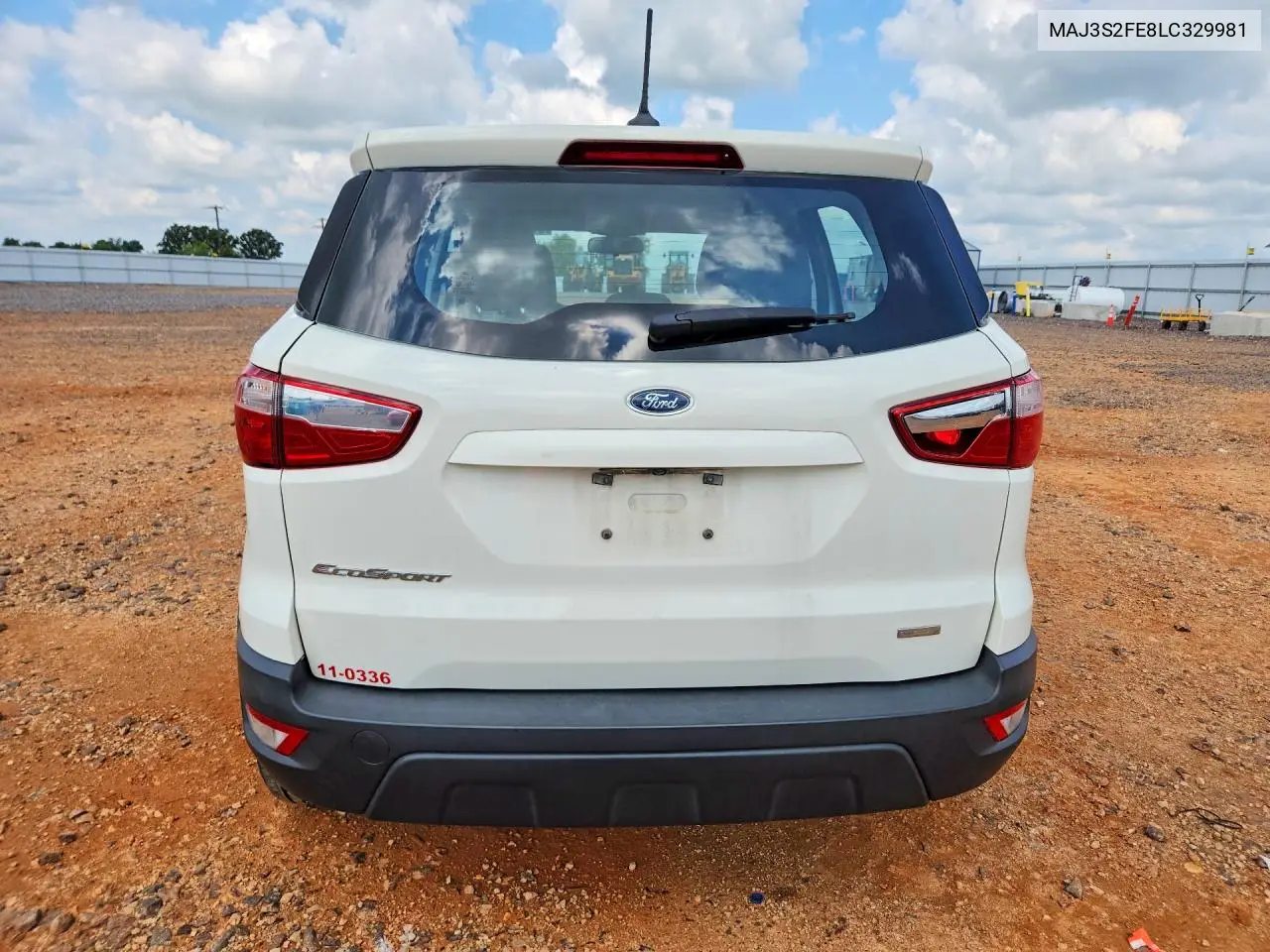 2020 Ford Ecosport S VIN: MAJ3S2FE8LC329981 Lot: 57292106