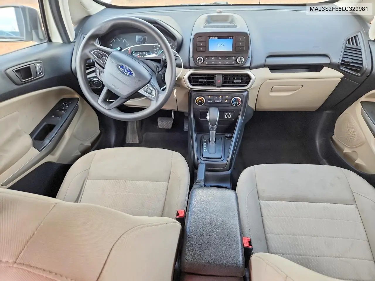 2020 Ford Ecosport S VIN: MAJ3S2FE8LC329981 Lot: 57292106