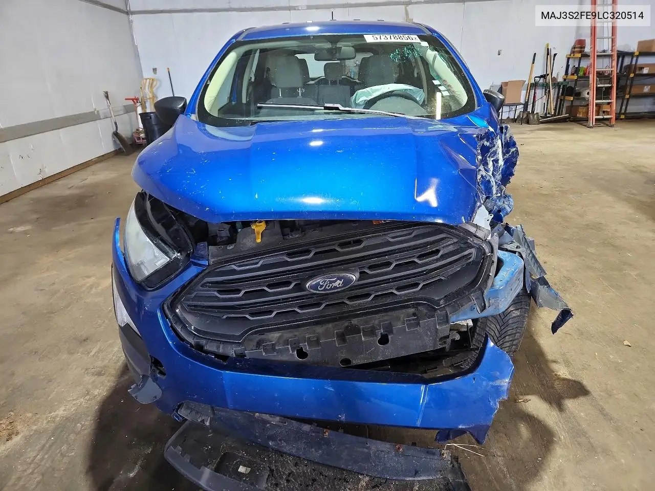 2020 Ford Ecosport S VIN: MAJ3S2FE9LC320514 Lot: 57378856