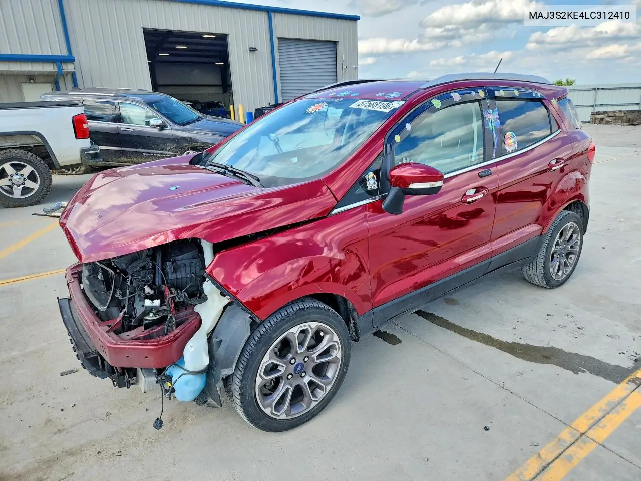 2020 Ford Ecosport Titanium VIN: MAJ3S2KE4LC312410 Lot: 57588196