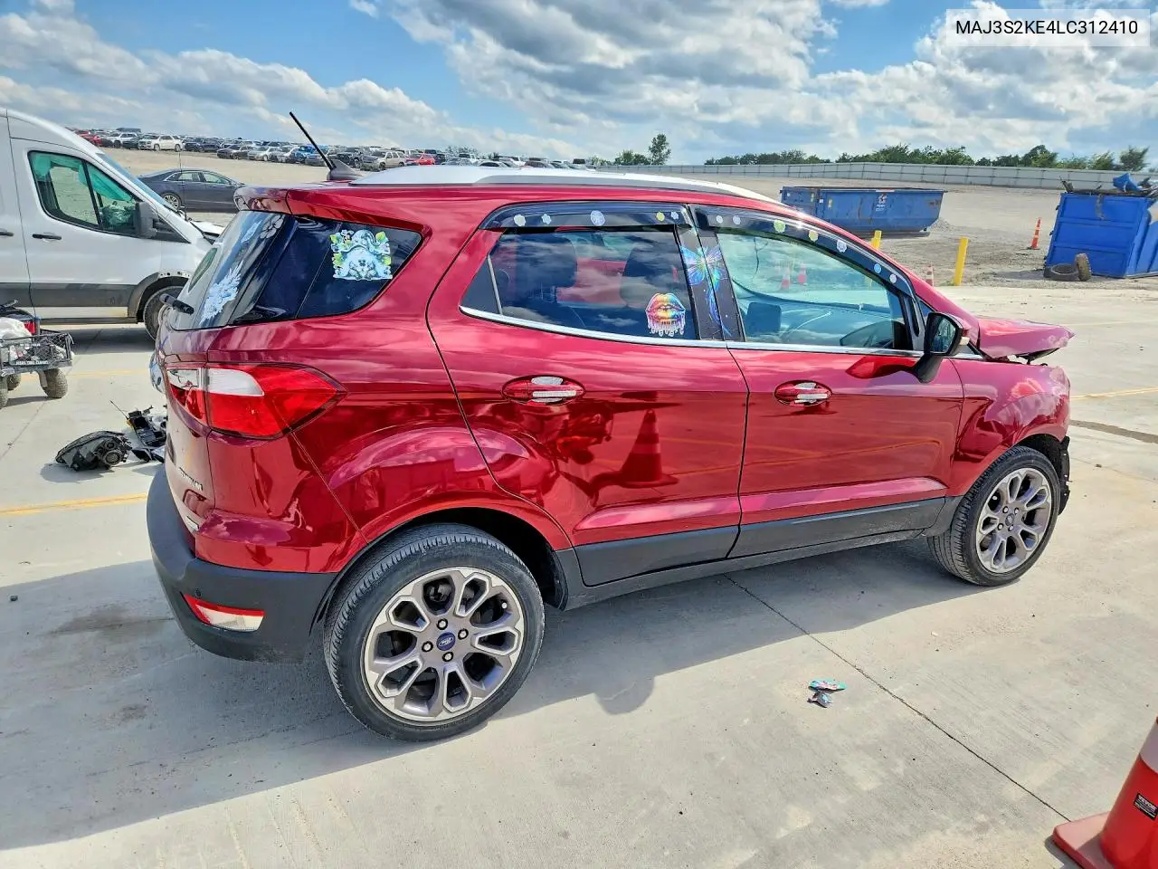 2020 Ford Ecosport Titanium VIN: MAJ3S2KE4LC312410 Lot: 57588196