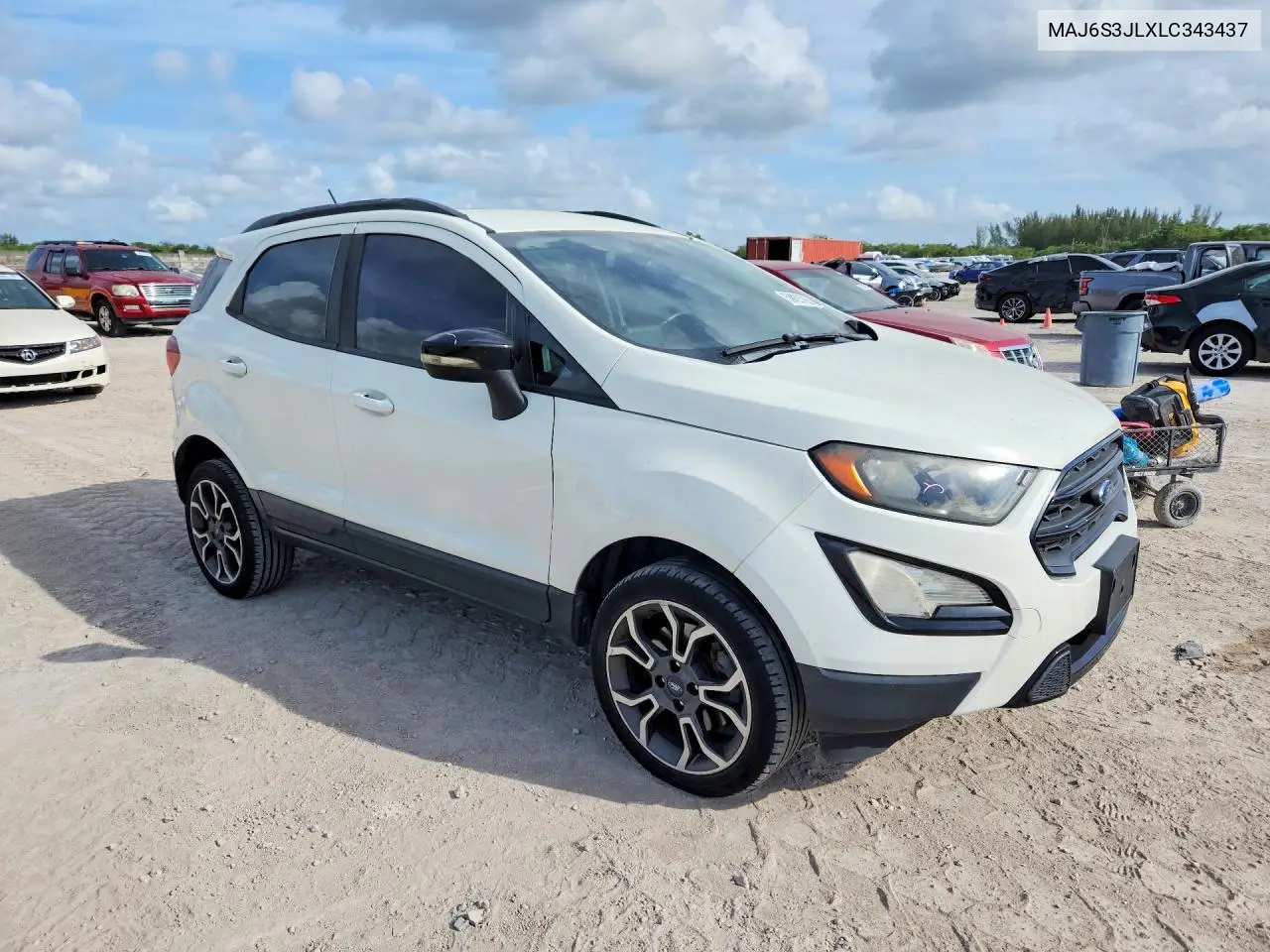 2020 Ford Ecosport Ses VIN: MAJ6S3JLXLC343437 Lot: 58036766
